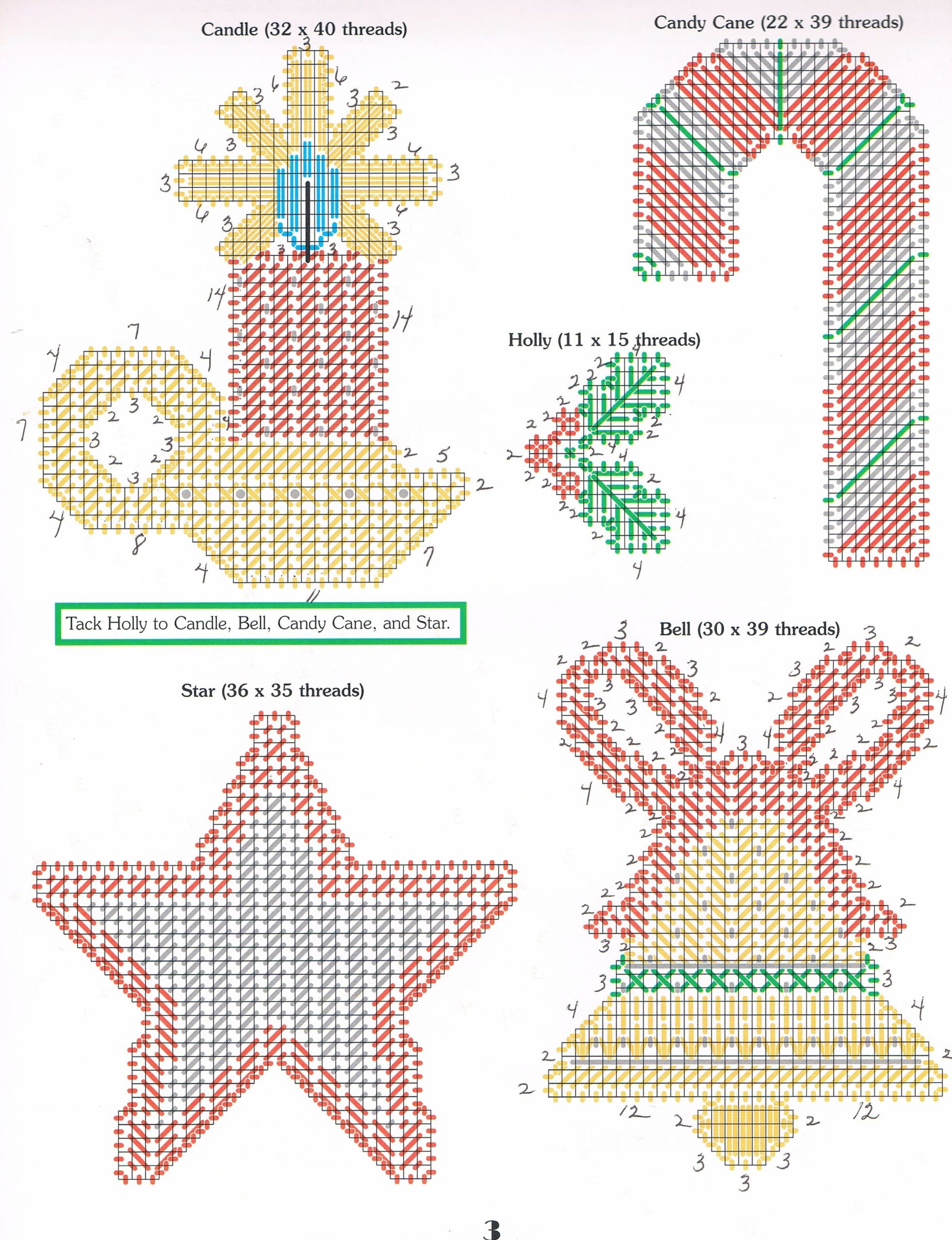 Free Printable Plastic Canvas Christmas Patterns